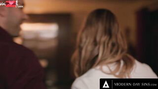 MODERN-DAY SINS - Lusty Cadence Lux Lets Cuckold Hubby See While She's Fucking His Best Buddy