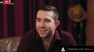 MODERN-DAY SINS - Lusty Cadence Lux Lets Cuckold Hubby See While She's Fucking His Best Buddy
