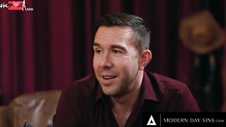 MODERN-DAY SINS - Lusty Cadence Lux Lets Cuckold Hubby See While She's Fucking His Best Buddy