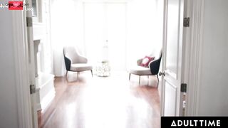ADULT TIME - Eliza Ibarra Slides On Wrong Glasses & Fucks Her Stepbro Instead Of bf! FRENCH SUBTITLES
