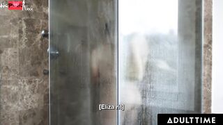 ADULT TIME - Eliza Ibarra Slides On Wrong Glasses & Fucks Her Stepbro Instead Of bf! FRENCH SUBTITLES