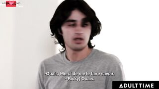 ADULT TIME - Eliza Ibarra Slides On Wrong Glasses & Fucks Her Stepbro Instead Of bf! FRENCH SUBTITLES