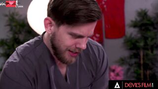 DEVILS SCENE - Don't Tell My Wifey I Booty Boned Her beauty Tgirl Friend Janie Blade During A Rubs