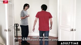 ADULT TIME - Eliza Ibarra Slides On Wrong Glasses & Fucks Her Stepbro Instead Of bf! SPANISH SUBTITLES