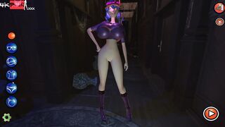 3DGSPOT - Long Boobies Women Fucks Rough With Ghost Into Hentai Game! 3D ANIMATED PORN!