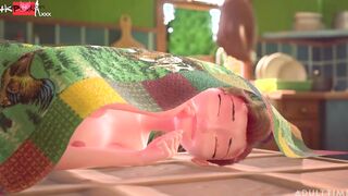 3DGSPOT - Small Tranny Fucks With Hugest Big Boobed Ladyboy! 3D HENTAI PORN!