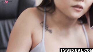 TSSexual.com - Lulu Chu enjoys Ariel Demure's big transgender cock