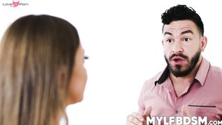 Super sexy Latina Havana Bleu offers to service Peter Greens huge dick until he cums
