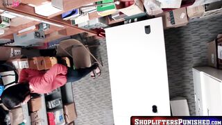ShopliftersPunished.com - Young Amethyst Banks gets jizzed all over her face for shop