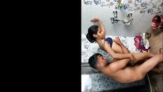 Indian Wife Blowjob and Ridding Dick