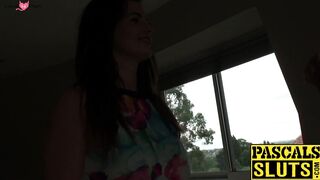 Beautiful sub pussy destroyed while getting spanked