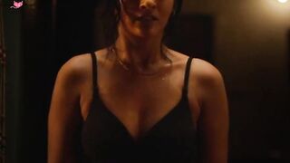 Indian bueaty homemade with daily use black bra