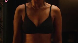 Indian bueaty homemade with daily use black bra