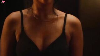 Indian bueaty homemade with daily use black bra