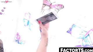 FactorTS.com - Alluring trans hottie fucks and gets fucked by her man