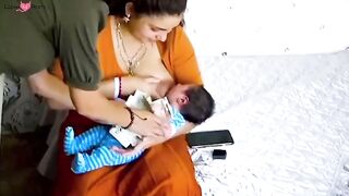 Breast Feeding - Large Wide Thick Black Nipples