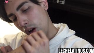 LecheLatinos.com - Bryan's wet ass stretched by a massive cock