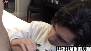 LecheLatinos.com - Bryan's wet ass stretched by a massive cock