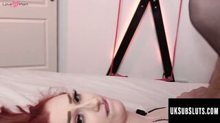 UKSubSluts.com - Gigi Rouge spanked and fucked rough by dom's strong hands