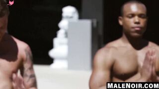 MaleNoir.com - Danny Gunn's private ass-stretching session with Timmarrie