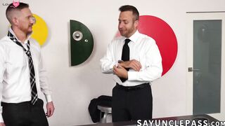 Harrison Todd enjoys being a toy boy for Joel Someone and Brody Kayman