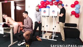 Cisco Silva performs his duty of sucking cock and offering his ass