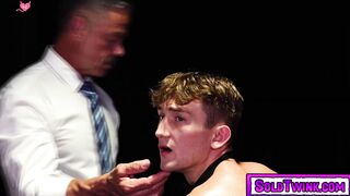 Max Sargent having a taste of the slave Colton FOx