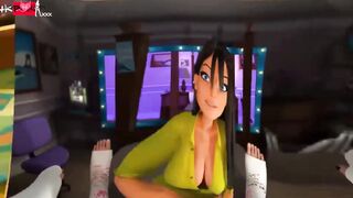 3D Lust Dark Haired Bae Gets Fked by a Hog inside a Plaster Cast  a Graphic 3D Cartoon XXX Fkin Extravaganza!