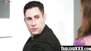 TabloidXXX.com - MILF Ariella Ferrera's blasting fuck on the kitchen table