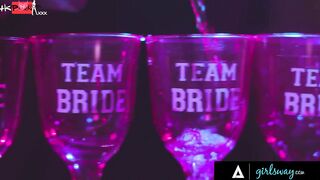 GIRLSWAY Bachelorette Bedlam  Charlotte Stokely Teaches the Brides Party How to Tailgate Bridezilla