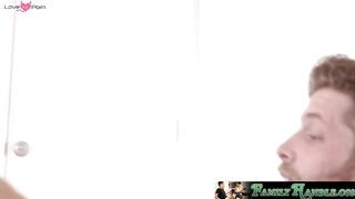 FamilyHandle.com - Cute teen Hannah Hays fucked rough by her stepbrother's hard dick