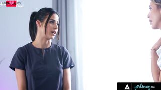 GIRLSWAY  Insatiable Passion Ignites Between Slim Sensations Kylie Rocket and Aiden Ashley