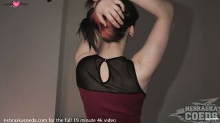 Panty Stuffing and Suctioning Her Pussy
