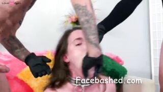 Nasty and rude men fuck wild sluts