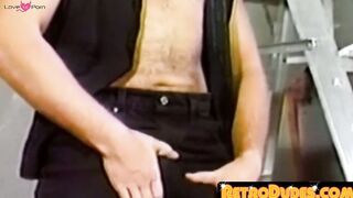 RetroDudes.com - Vintage bareback sex with two extremely horny studs fucking