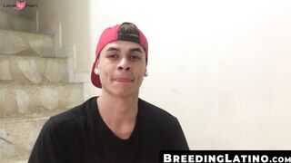 BreedingLatino.com - Fun with young Latino teen stroking off until he blasts
