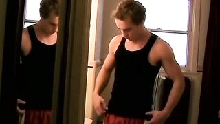 TwinkUndie.com - Twinkie's erect cock undies tease and intense jerk off