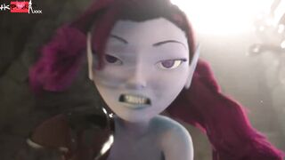 3DGSPOT  Elven Fury A Big Boobed Elfs Triumph Over a Struggling Hun