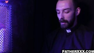 FatherXXX.com - Impurity revealed with confession room rimming passion
