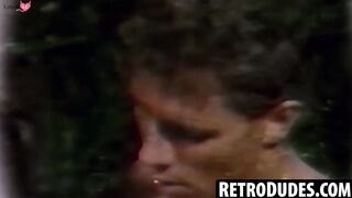RetroDudes.com - Big dicked Mark Jennings and his buddies enjoy intense group anal se