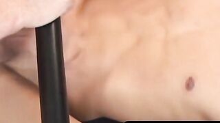 OTBXXX.com - Attractive twink takes a monster dick deep in his tight eager asshole
