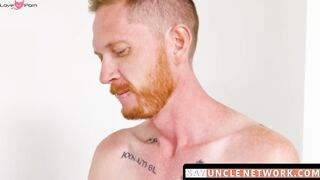 SayUncleNetwork.com - Hunk Matthew Figata barebacked by redhead Brody Kayman's raging