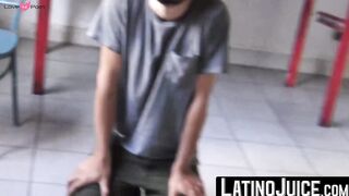 Muscled Diego Silvero along with four latinos unleashed their horny side in a single