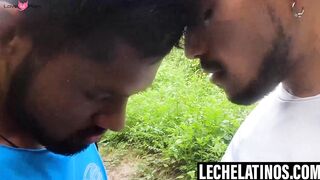 LecheLatinos.com - Damian and Dan Lopez's secluded spot sexual rendezvous