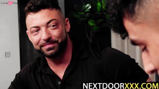 NextDoorXXX.com - Ian Daniels slurps and rides Luzza Mazzi's big dong