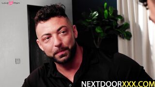NextDoorXXX.com - Ian Daniels slurps and rides Luzza Mazzi's big dong