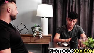 NextDoorXXX.com - Ian Daniels slurps and rides Luzza Mazzi's big dong