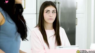 Stepmom just love when my GF is helping
