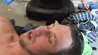 Big cock sucking and anal ramming by hunk buddies Joe and Lou