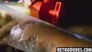 RetroDudes.com - Al Parker pumps my big black dick until it erupts with hot cum